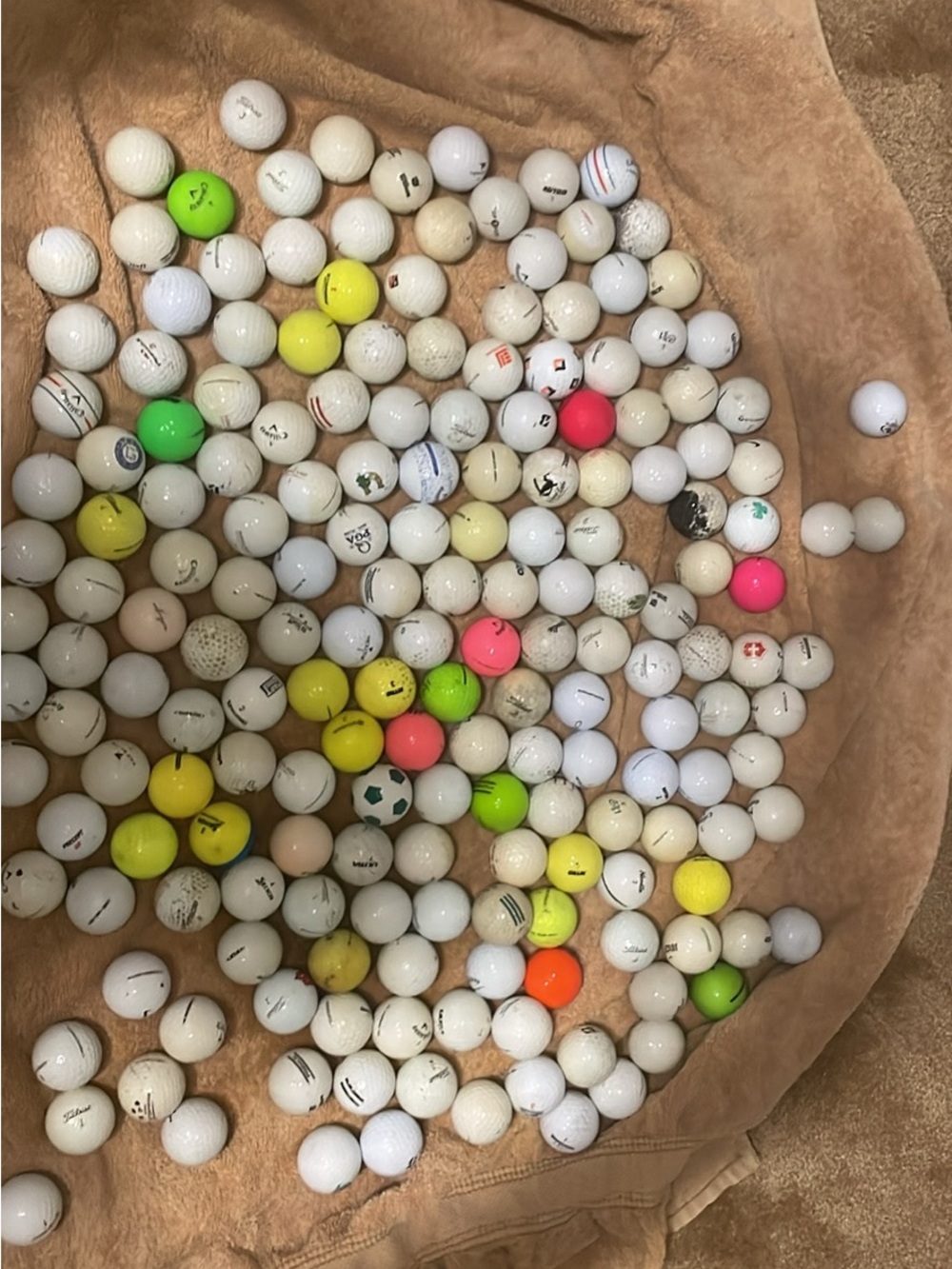 Random golf balls 24